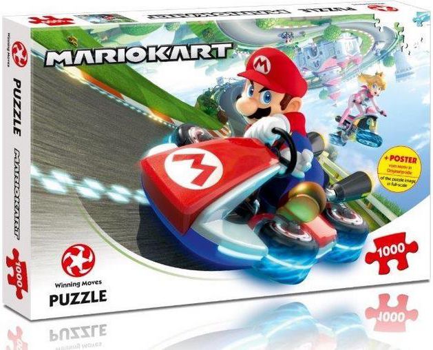 Winning Moves Puzzle Mario Kart FunRacer 1000 elementow (249795) puzle, puzzle