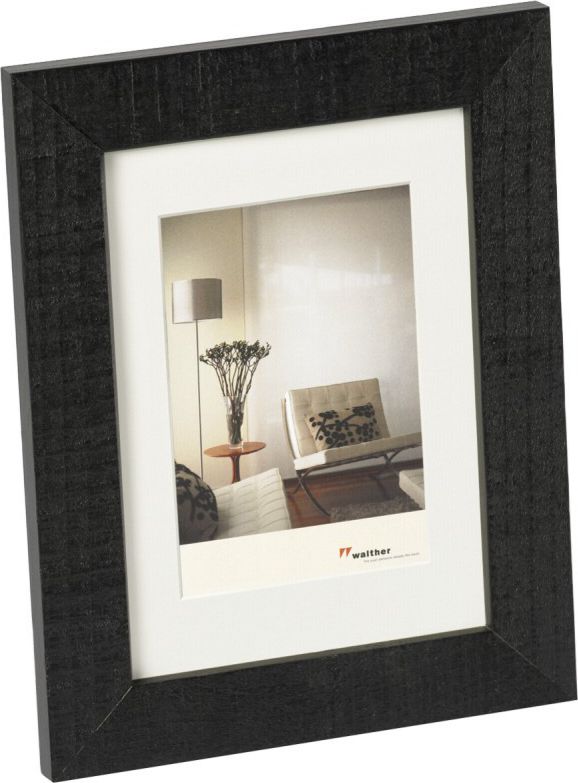 Ramka Walther Home,             10x15, drewniana, black (HO015B) Foto rāmītis