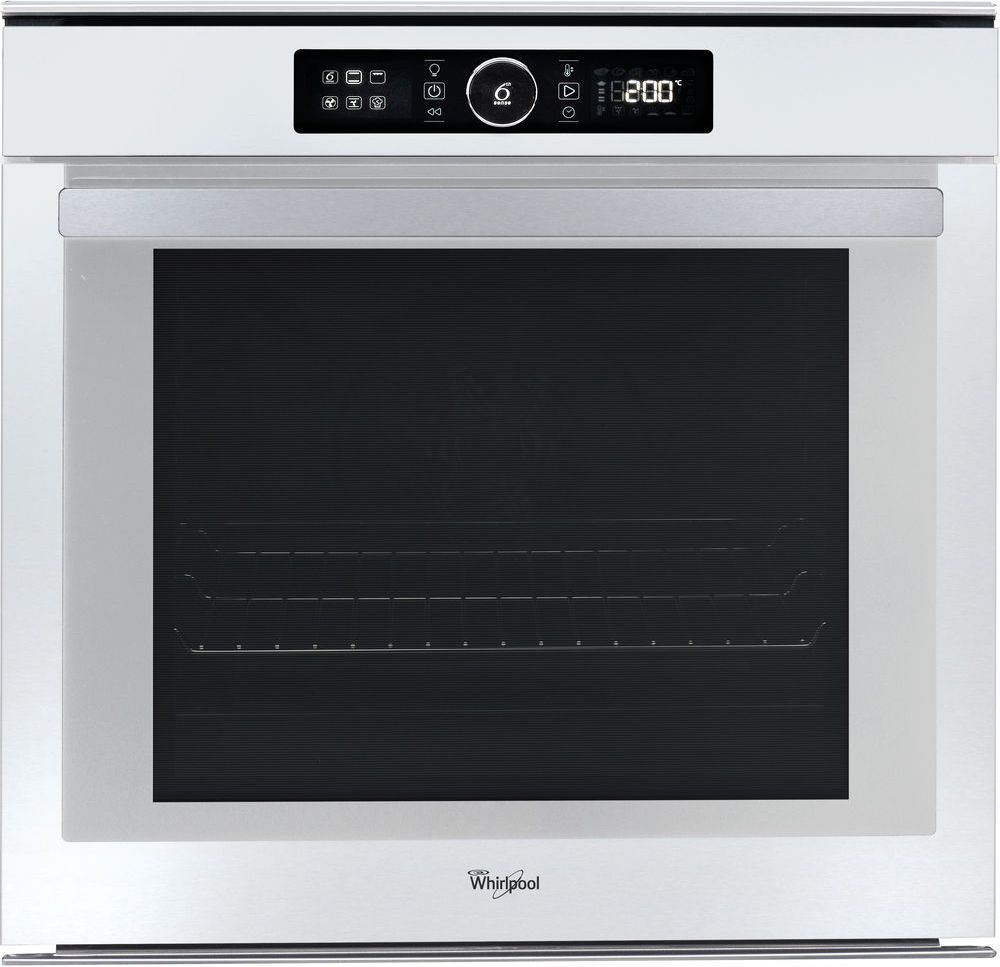 Whirlpool built in electric oven: white color, self cleaning - AKZM8480WH Cepeškrāsns