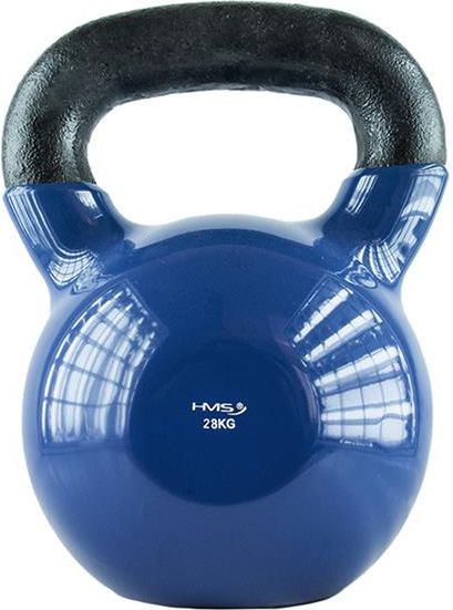 Kettlebell HMS KNV28 gumowany 28 kg 17-6-238 (5907695509717) Sporta aksesuāri