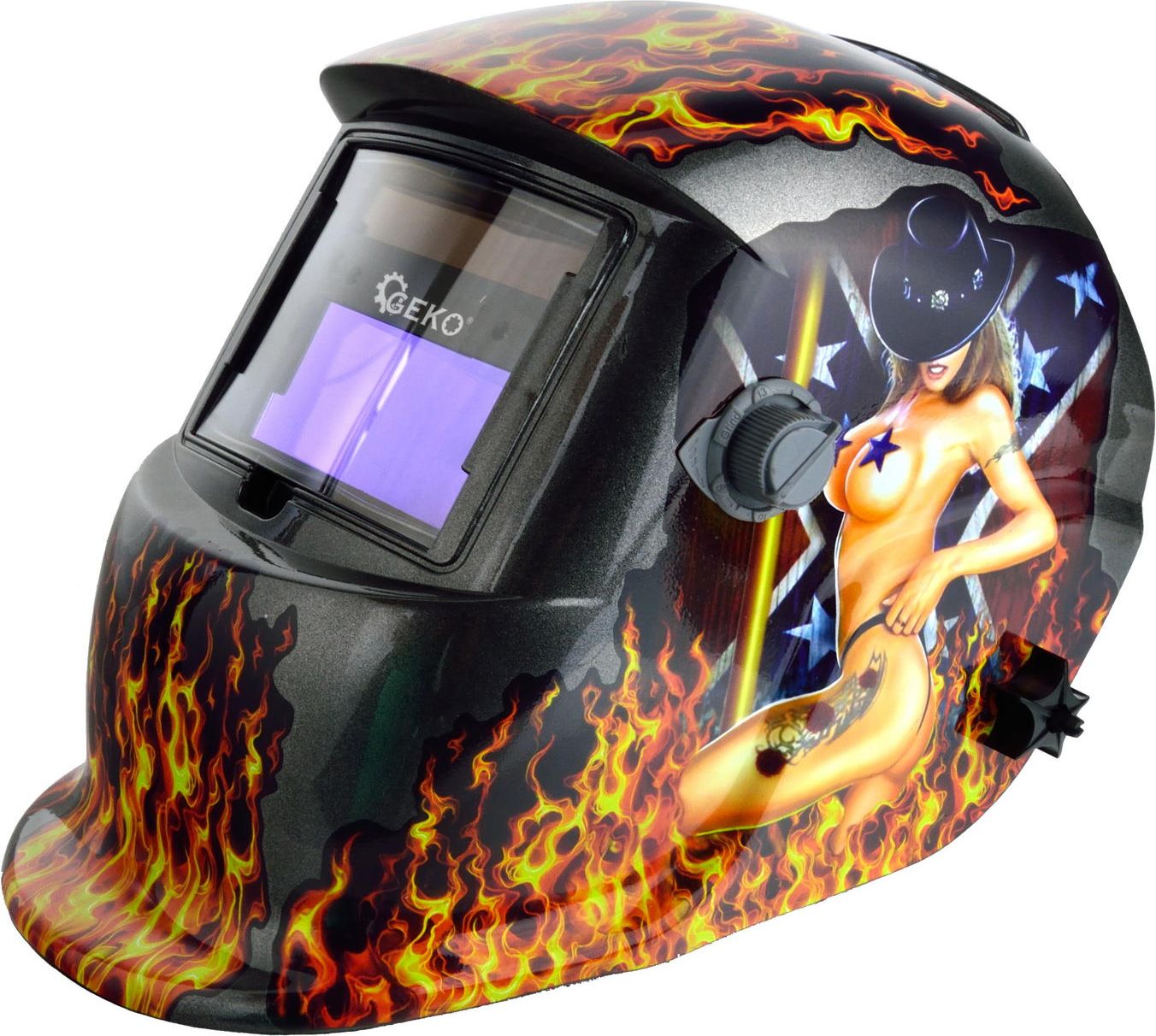 Geko PROFI FLAME auto-darkening welding mask (20)