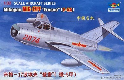 TRUMPETER Mikoyan MiG17- PF Fresco Rotaļu auto un modeļi