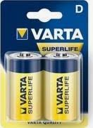 Varta Superlife D / R20 battery 2 pcs. Baterija