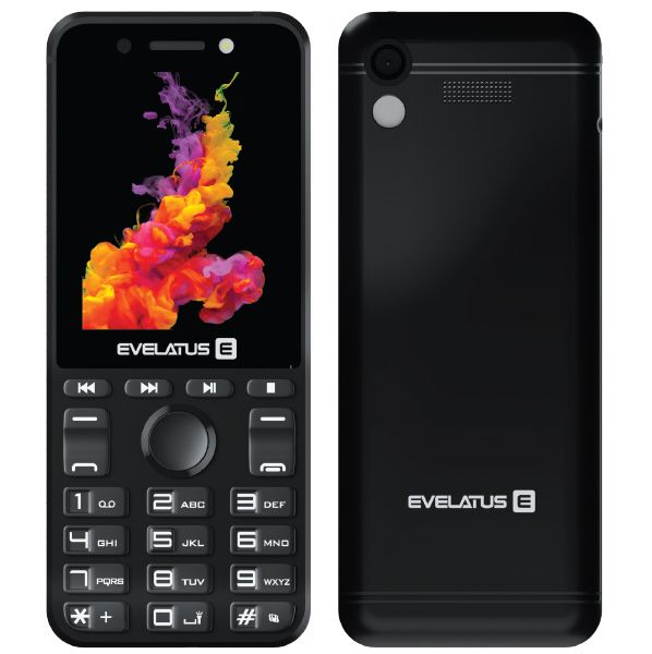Evelatus Tron Dual Sim Black (LAT, RUS, ENG) Mobilais Telefons