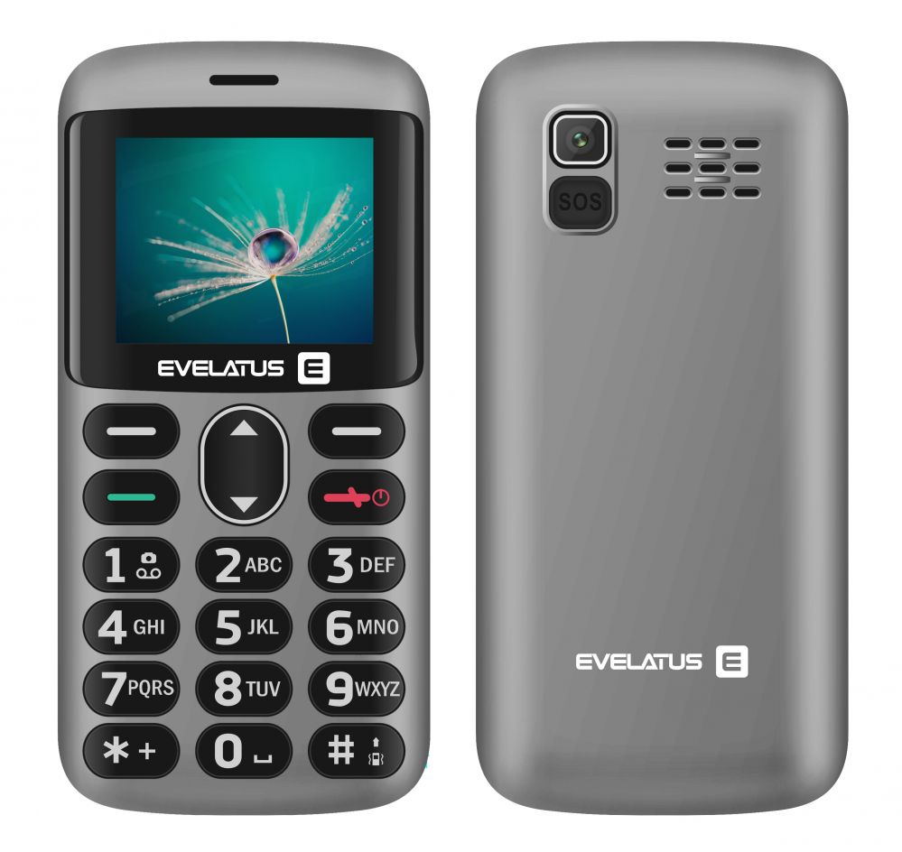 Evelatus         -         ARON 2020 DS (EA02SG)      Intergalactic Silver EA02SG Mobilais Telefons