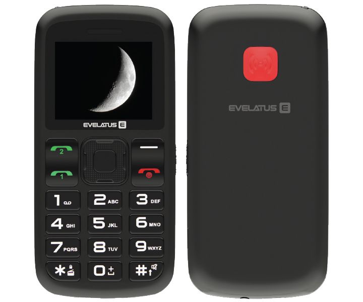 Evelatus ARON DS (EA01) Black Mobilais Telefons