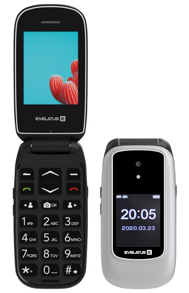 Evelatus                  WAVE 2020 DS (EW02MS)      Silver EW02MS (4752192017958) Mobilais Telefons