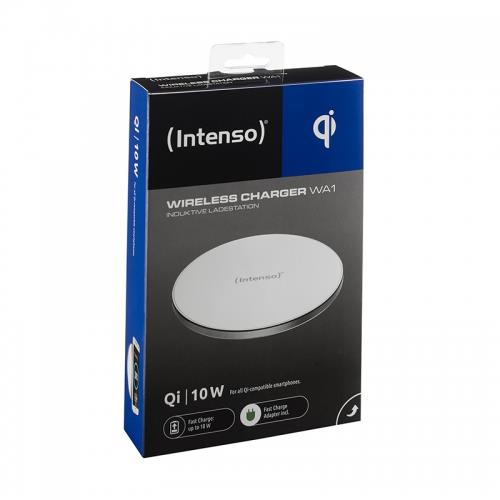 Intenso Wireless Charger QI incl Fast Charge Adapter white iekārtas lādētājs