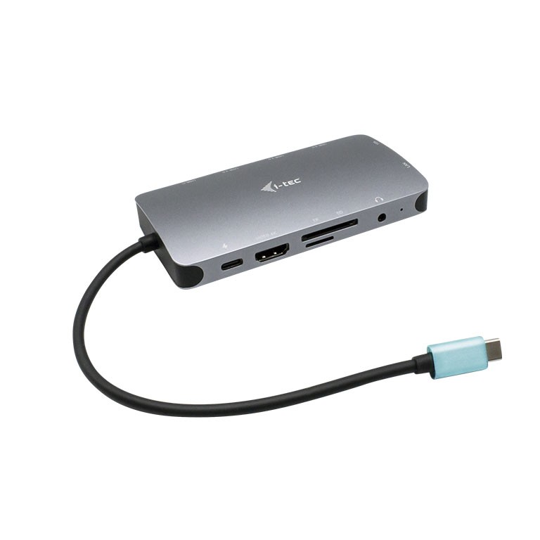 i-tec Metal USB-C Nano Dock HDMI/VGA with LAN + Power Delivery 100 W aksesuārs portatīvajiem datoriem