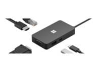 Microsoft USB-C Travel Hub Black USB  graphics adapter USB-C Travel Planšetes aksesuāri