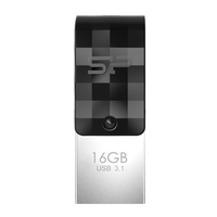 Silicon Power C31 USB3.1 16GB schwarz USB Flash atmiņa