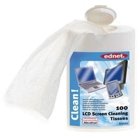 EDNET TFT CLEANING TISSUES 100 B tīrīšanas līdzeklis