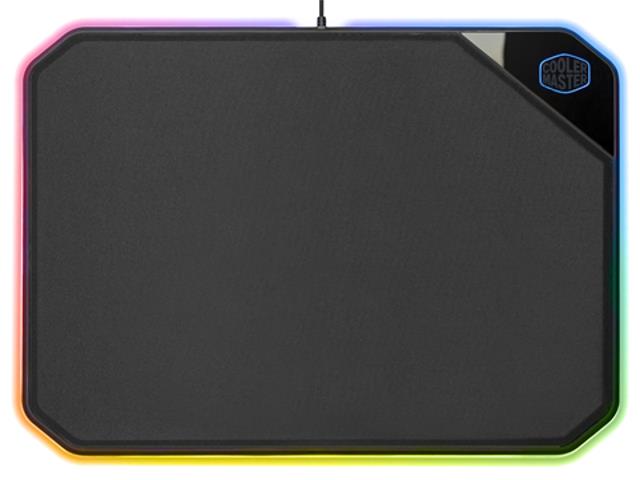 Mousepad MasterAccesory MP860 backlit black 360x260mm peles paliknis