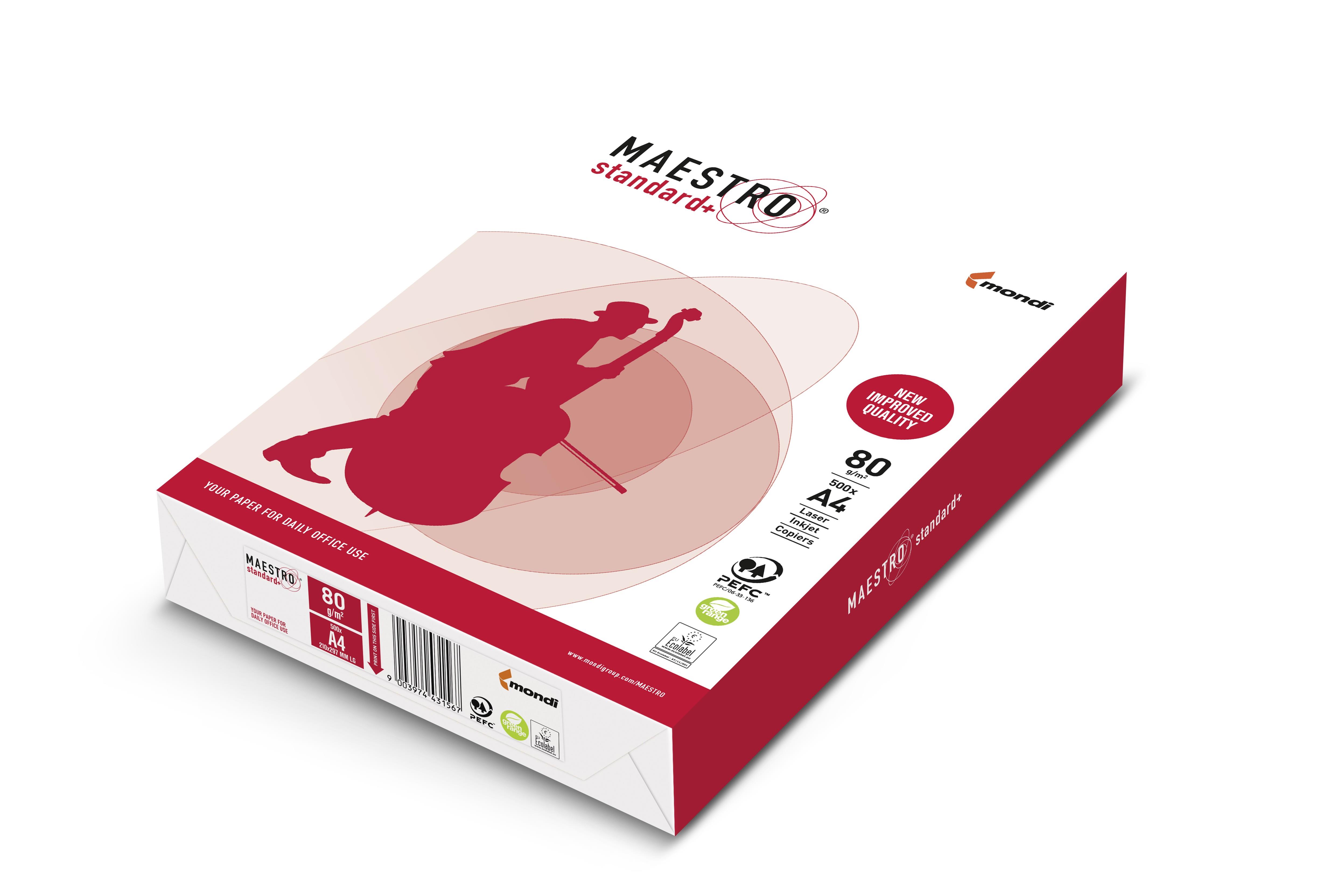 PAPER MAESTRO STANDARD PLUS 80 G/M2 A4 papīrs