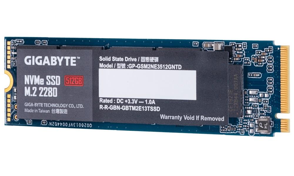 Gigabyte NVMe SSD, PCIe 3.0 M.2 Typ 2280 - 512 GB SSD disks