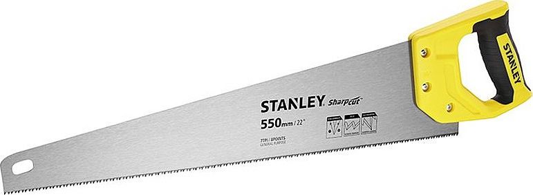 Stanley pila platnica 550mm, 7 zebow, Sharpcut (20368-STHT-1) S/20-368-1 (3253561203688)