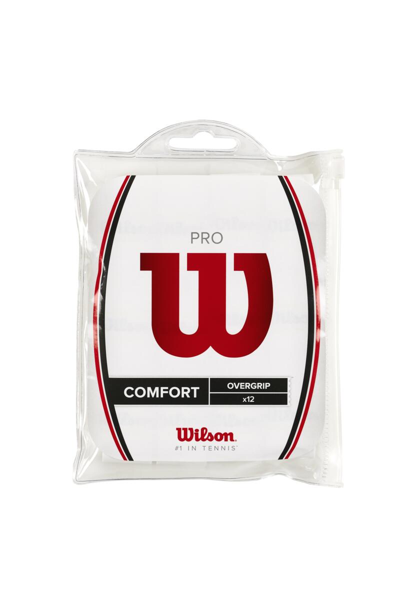 WILSON PRO OVERGRIP balts (12gb.) Sporta aksesuāri