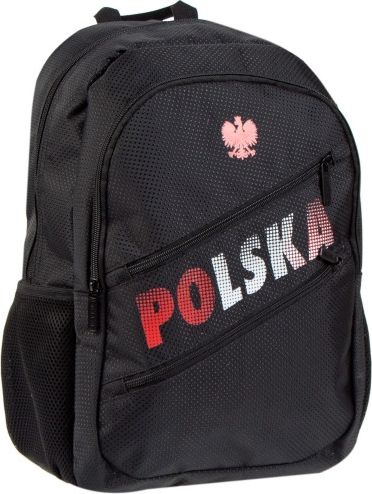 Starpak Plecak szkolny Polska czarny POLB 2020 (5903246491746) Skolas somas un penāļi