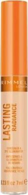 Rimmel  Korektor pod oczy Lasting Radiance Concealer&Eye Illuminator 010 Ivory 7ml 3614226917157 (3614226917157)