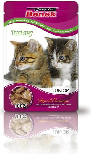 Super Benek Junior z indykiem 100g 5905397014317 (5905397014317) kaķu barība