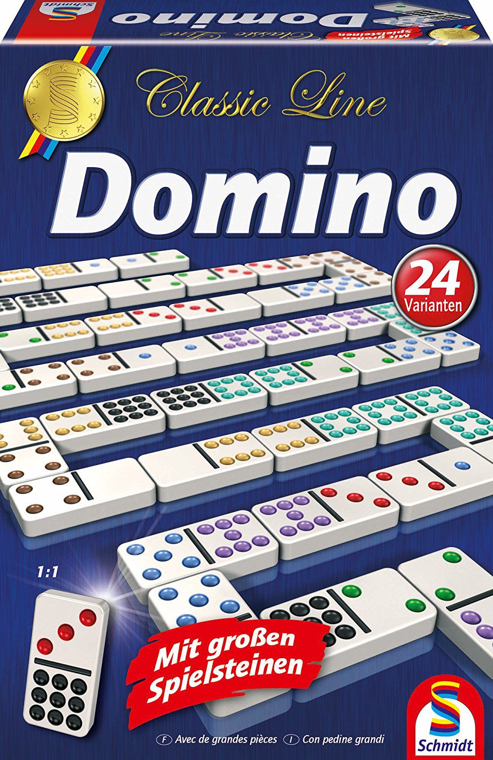 Schmidt Spiele Classic Line: Domino galda spēle