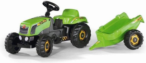 Rolly Toys Traktor Rolly Kid zielony z przyczepa (5012169) 5012169 (4006485012169)