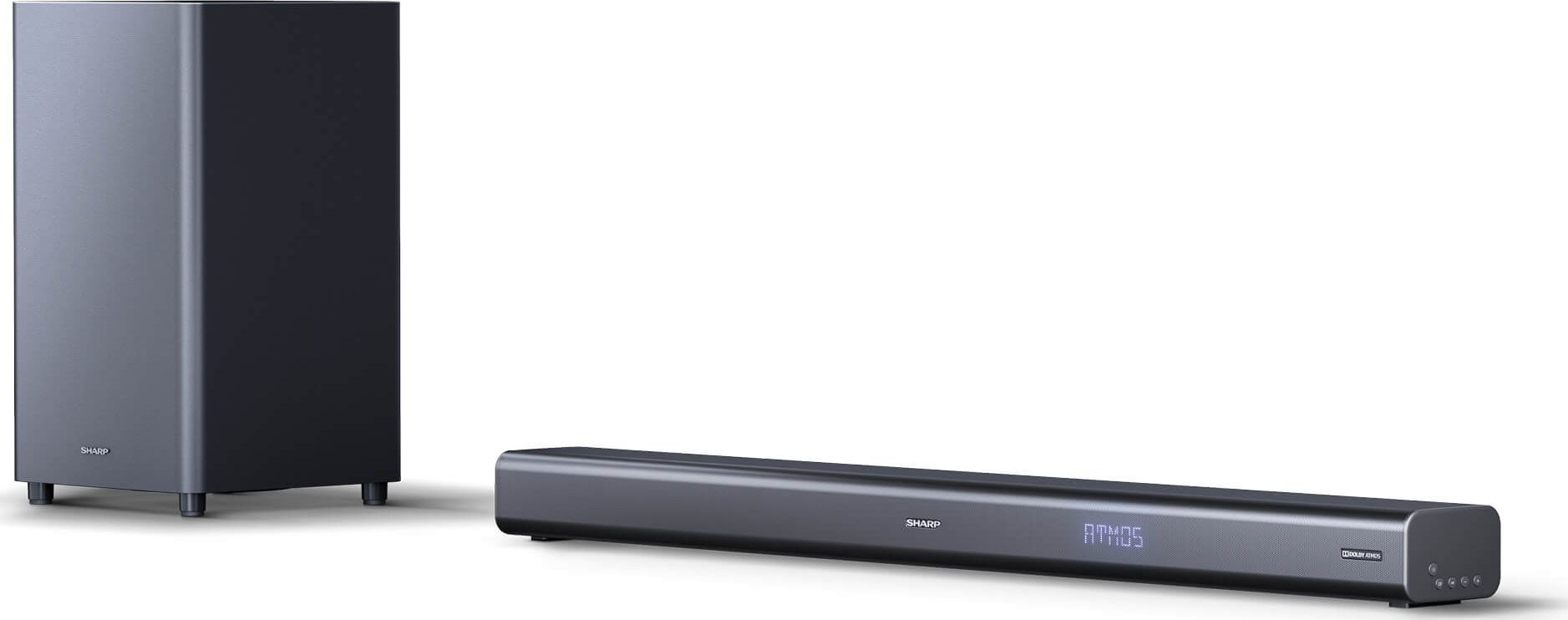 Sharp HT-SBW460 3.1 Soundbar with Wireless Subwoofer and Dolby Atmos for TV above 40