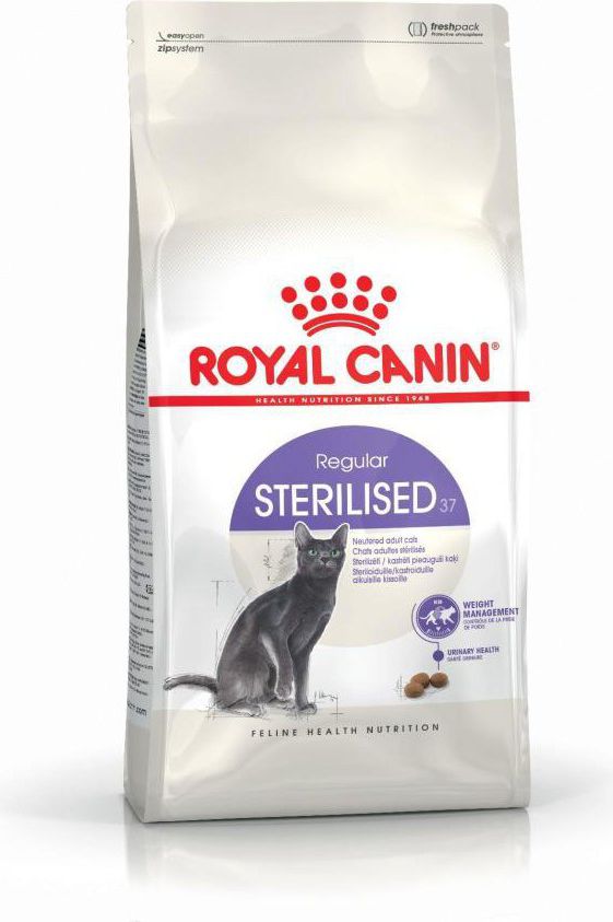 Royal Canin Sterilised karma sucha dla kotow doroslych, sterylizowanych 400 g 25015 (3182550737555) kaķu barība