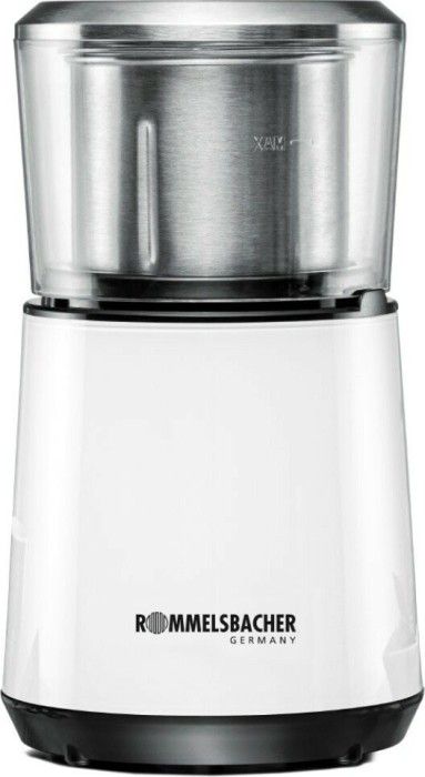 Rommelsbacher EKM 125, coffee grinder (white / stainless steel) Kafijas dzirnaviņas