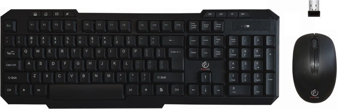 Wireless set:keyboard+ mouse Rebeltec VORTEX klaviatūra