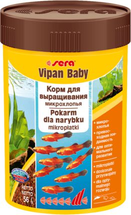 Sera VIPAN BABY PUSZKA 100 ml 28301 (4001942007405) zivju barība