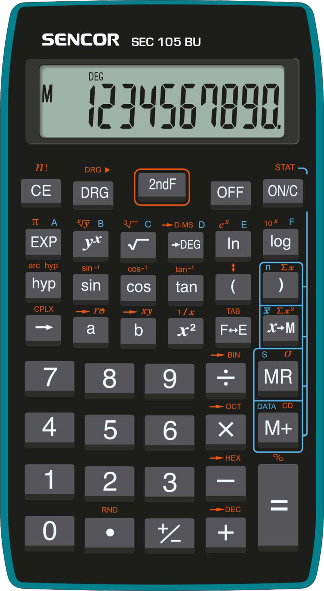 Kalkulator Sencor SEC 105 BU SEC 105 BU (8590669198306) kalkulators