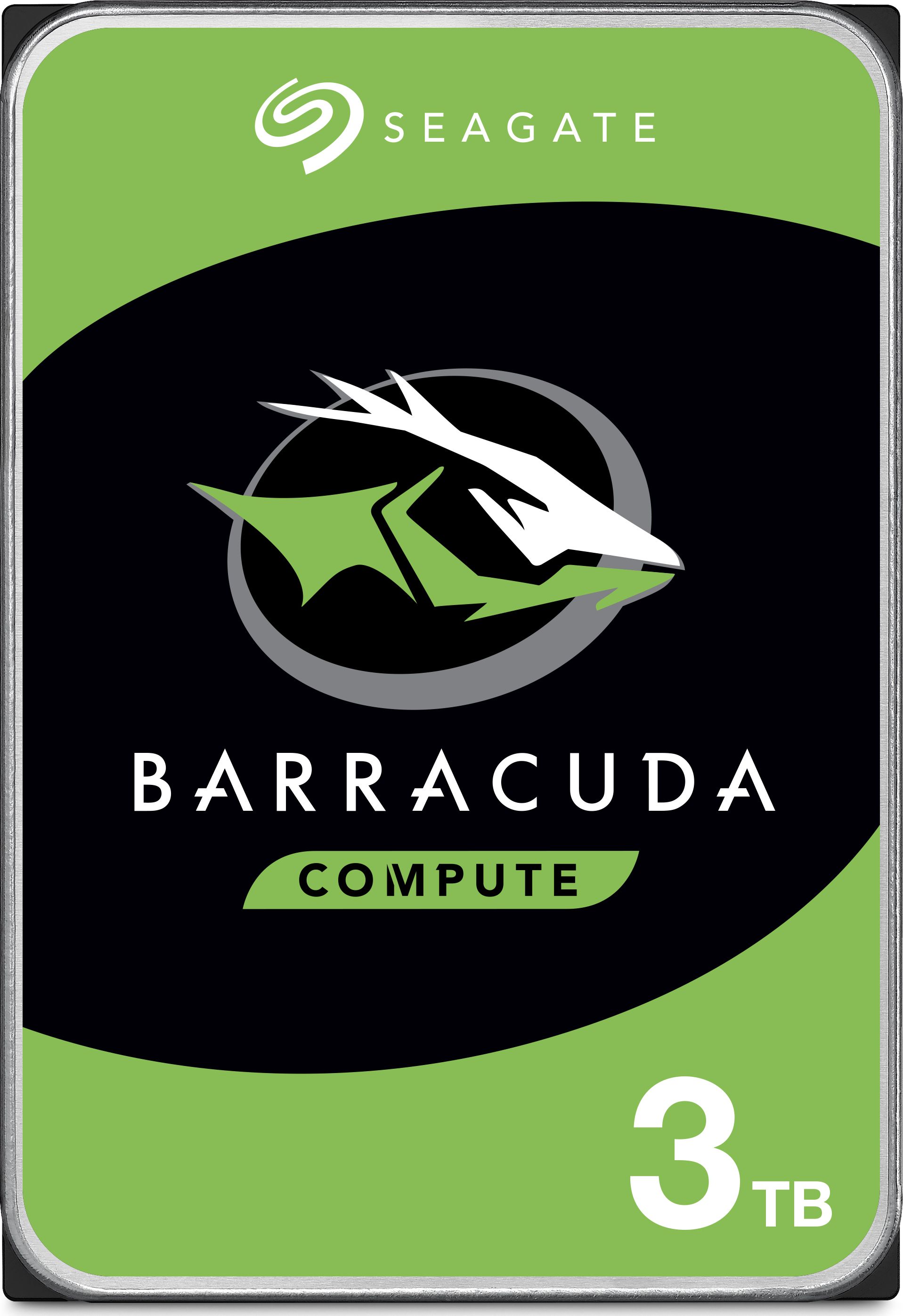 SEAGATE Barracuda 5400 3TB HDD single cietais disks