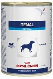 Royal Canin PIES 410g PUSZKA RENAL VAT008057 (9003579000762) barība suņiem