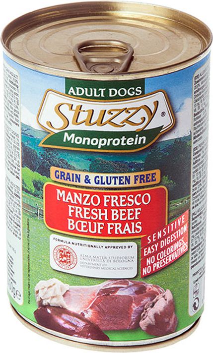 Stuzzy STUZZY PIES MONOPROTEIN WOLOWINA PUSZKA 400G 77510 (8005852180032) barība suņiem