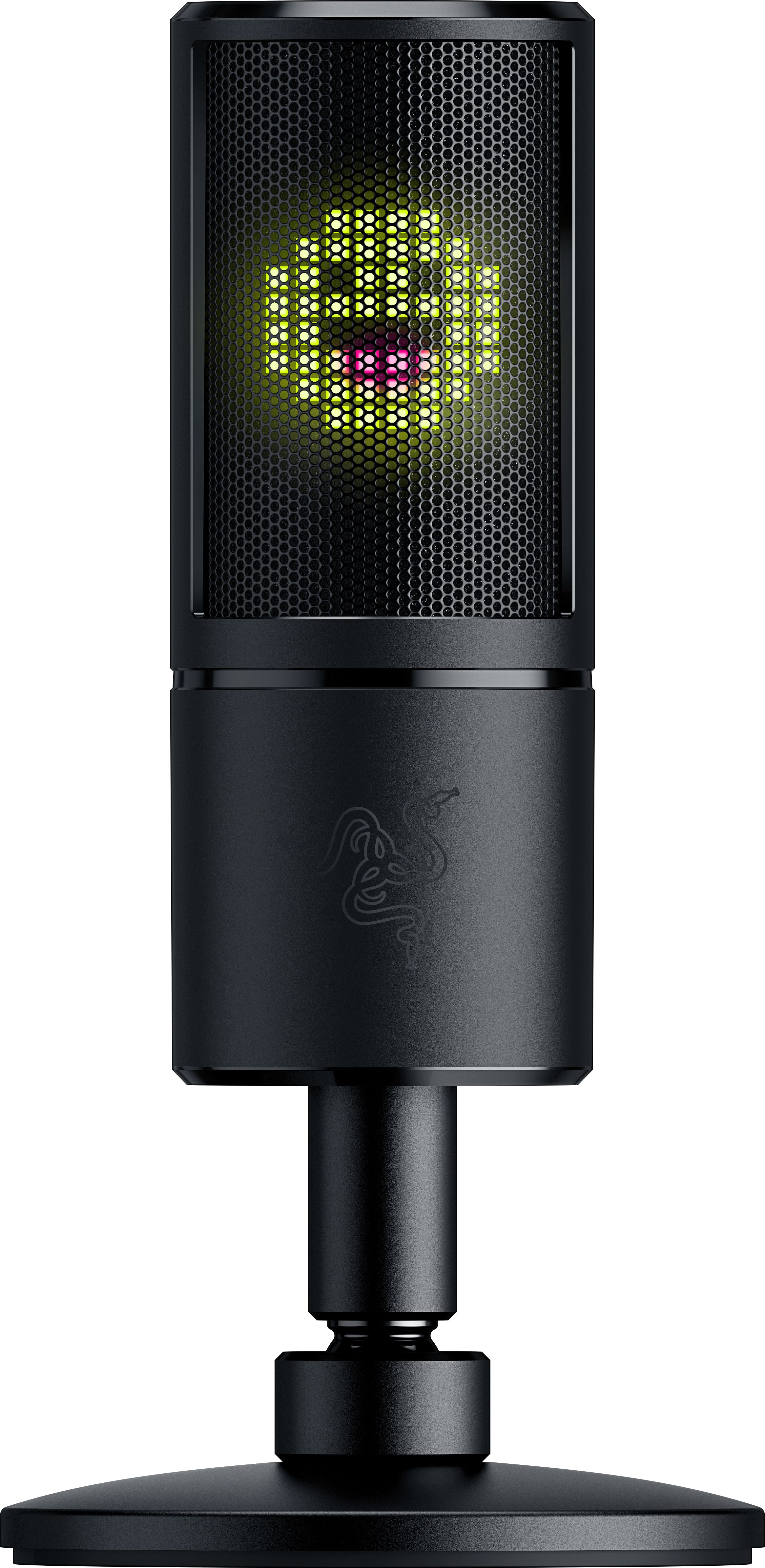 Razer Seiren Emote Microphone with Emoticons, Wireless, Black 8886419377801 austiņas