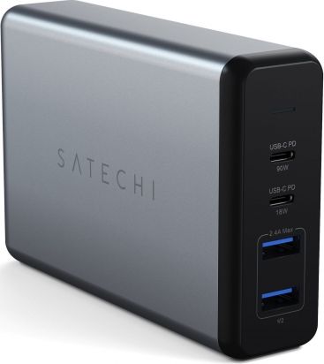 Satechi ST-TC108WM 108W PRO USB-C PD Desktop Charger Space Gray iekārtas lādētājs