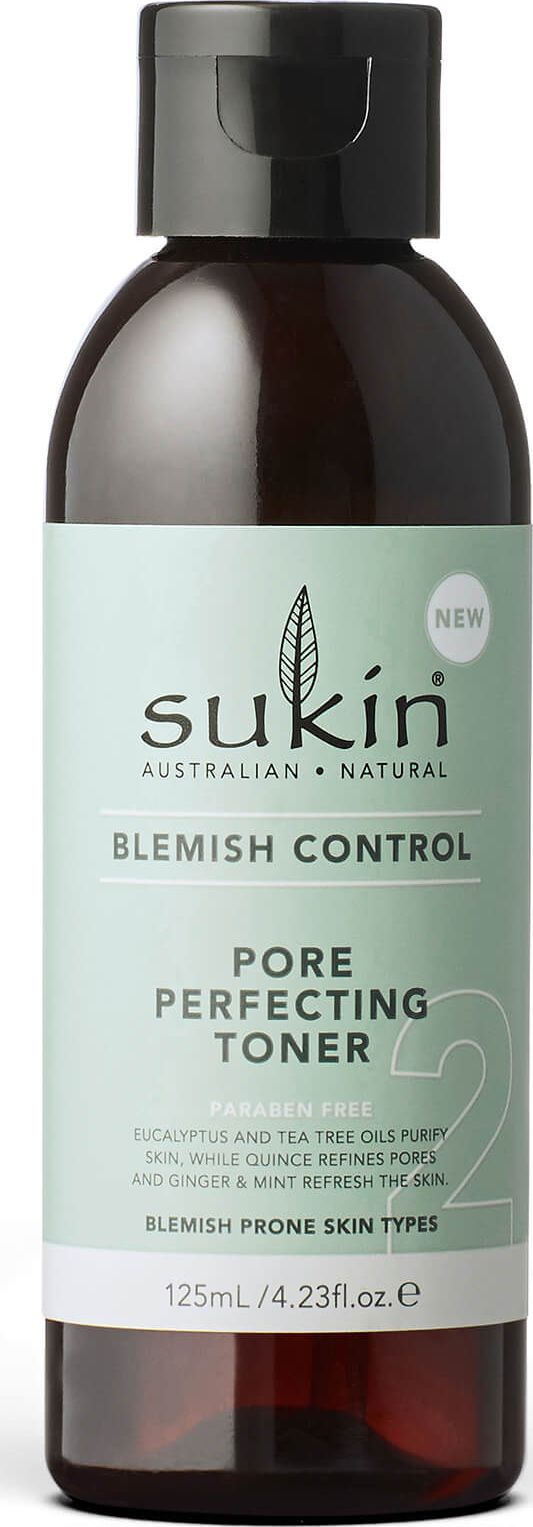 Sukin Blemish Control Tonik minimalizujacy pory 125ml SUK07583 (9327693007583) kosmētikas noņēmējs