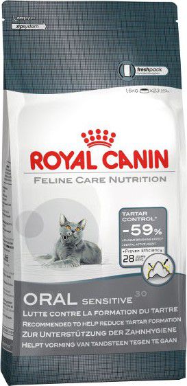 Royal Canin Oral Care karma sucha dla kotow doroslych, redukujaca odkladanie kamienia nazebnego 1.5 kg 15830 (3182550717182) kaķu barība