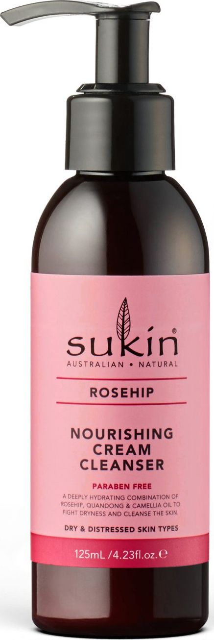 Sukin Zel do mycia twarzy Rosehip 125ml SUK07217 (9327693007217) kosmētikas noņēmējs