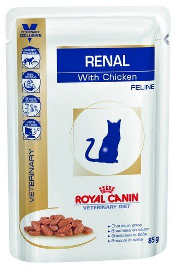 Royal Canin Veterinary Diet Feline Renal Kurczak saszetka 85g 65336 (9003579000465) kaķu barība