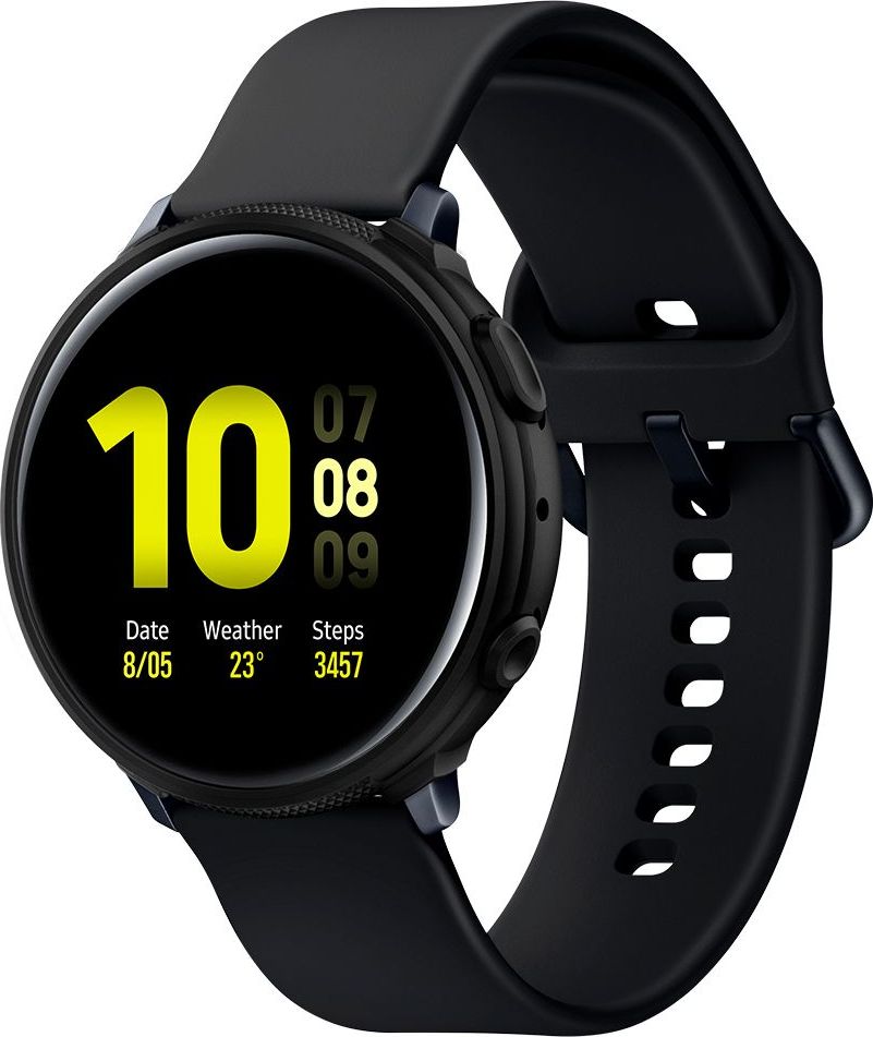 Spigen Spigen Liquid Air Galaxy Watch Active 2 (40MM) Matte Black uniwersalny SPN936MBL (8809685620457)