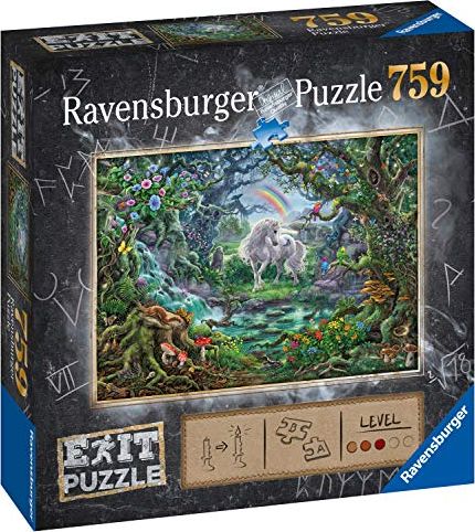 Ravensburger Puzzle EXIT unicorn 759 15030 galda spēle