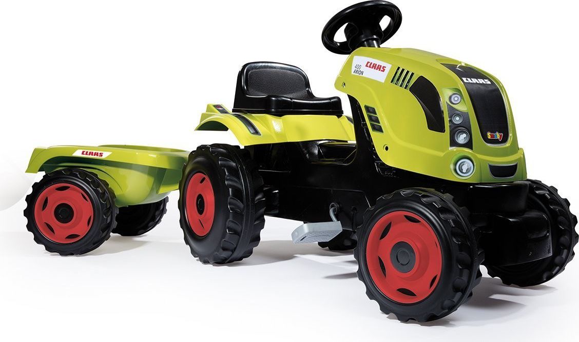 Smoby Class Traktor XL + przyczepa - 7600710114 GXP-577994 (3032167101143)