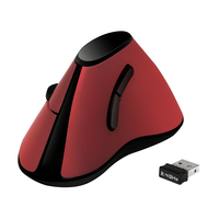 Logilink Ergonomic Vertical Mouse ID0159 Wireless, Red Datora pele