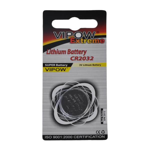 VIPOW EXTREME 1PCS LITHIUM BATTERY CR2032 Baterija