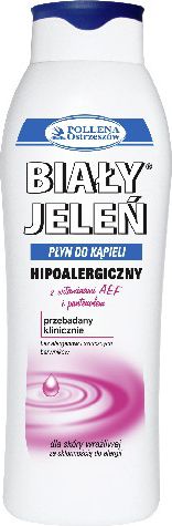Bialy Jelen Plyn do kapieli hipoalergiczny z witaminami AEF i pantenolem 750ml 806076 (5900133006076)