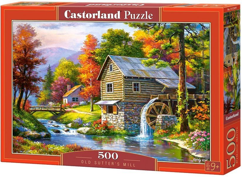 Castorland 500 pieces, Old mill puzle, puzzle