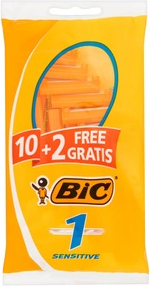 Bic PRO Maszynka do golenia BIC 1 Sensitive 10+2 798999512 (3086127500217) vīriešu skuvekļu piederumi