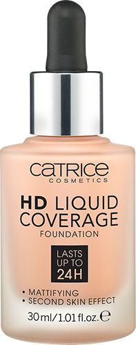 Catrice HD Liquid Coverage Podklad w plynie 020 Rose Beige 30ml 4250947598290 (4250947598290) tonālais krēms